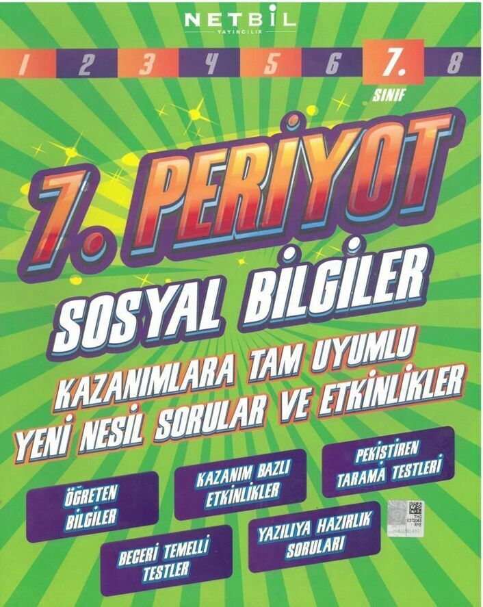 Netbil Yayıncılık 7. Sınıf Sosyal Bilgiler 7. Periyot