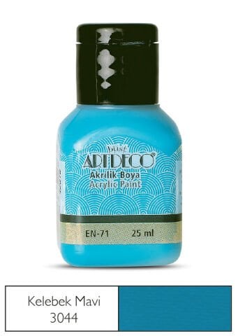 Artdeco Akrilik Boya 25ml Kelebek Mavi 3044