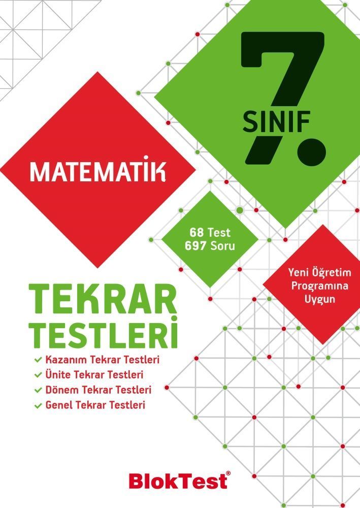 Bloktest Yayınları 7. Sınıf Matematik Tekrar Testleri