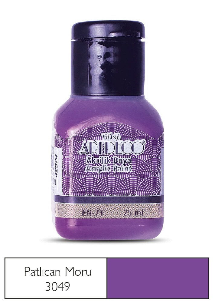 Artdeco Akrilik Boya 25ml Patlıcan Moru 3049