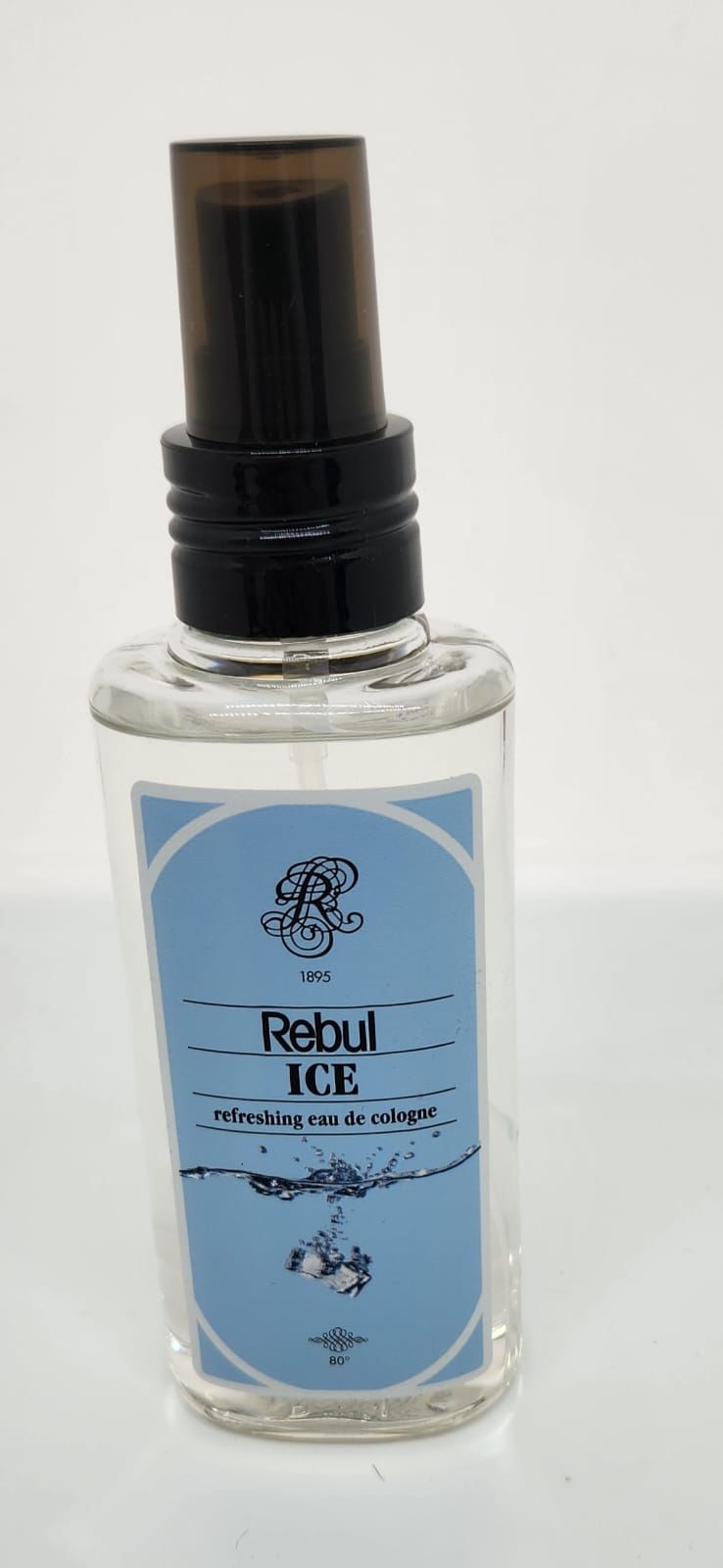 Rebul ICE 125ML Sprey Başlık Kutulu PVC Şişe Kolonya