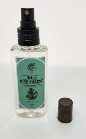 Rebul Pine Forest 125ML Sprey Başlık Kutulu PVC Şişe Kolonya