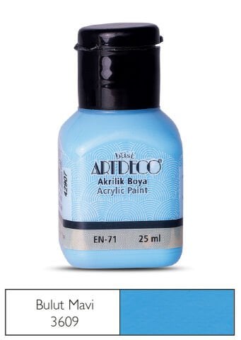 Artdeco Akrilik Boya 25ml Bulut Mavi 3609