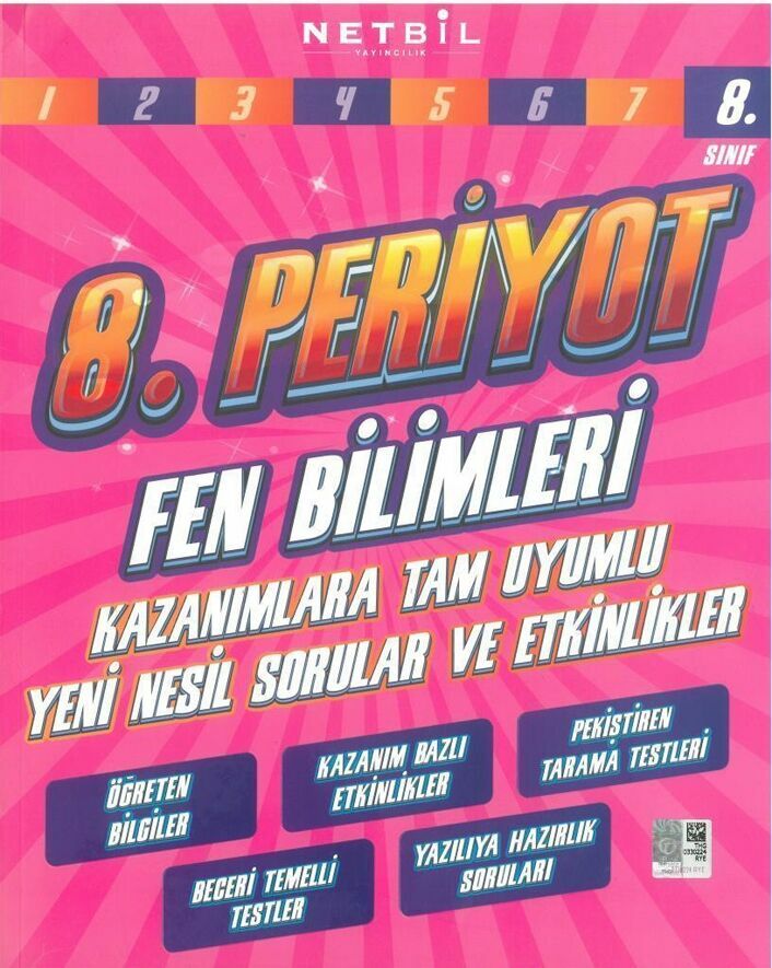 Netbil Yayıncılık 8. Sınıf Fen Bilimleri 8. Periyot