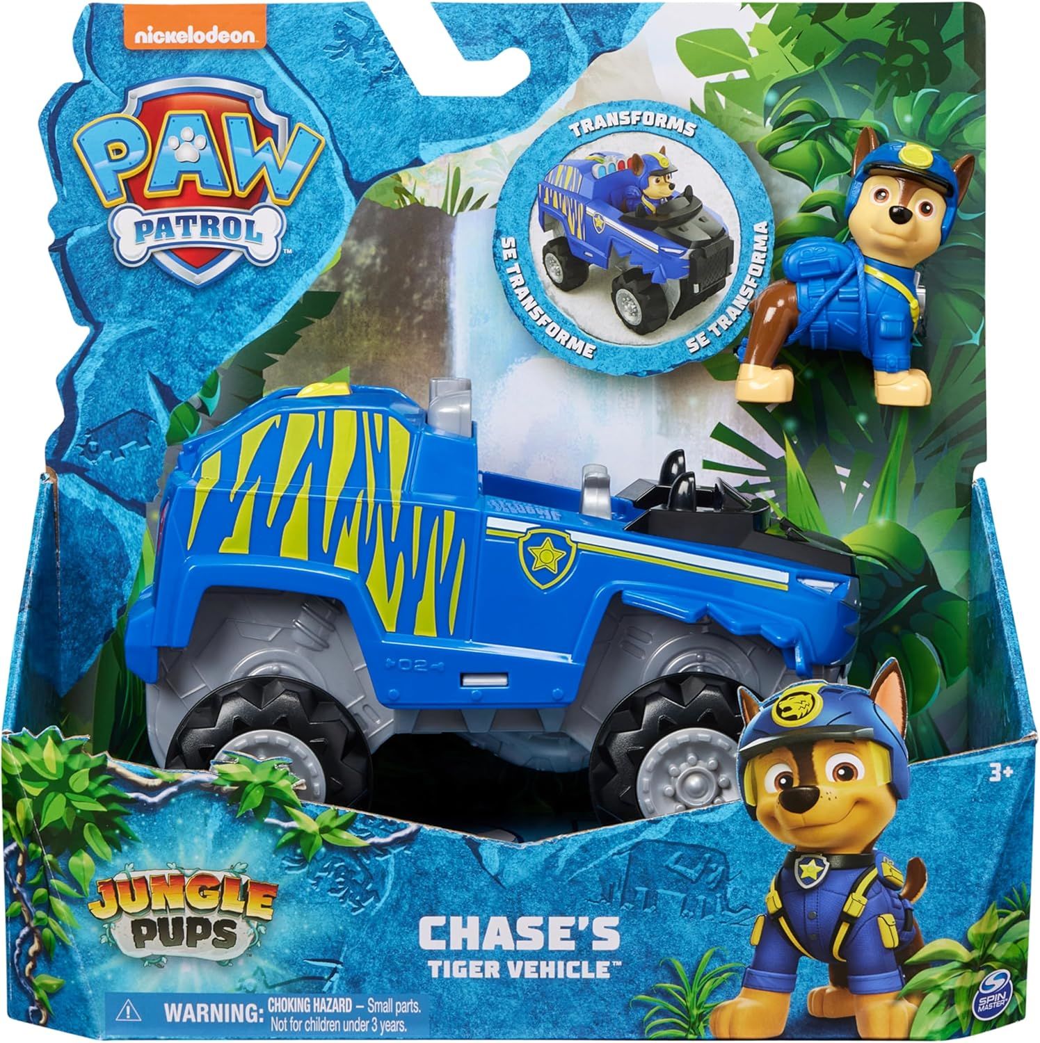 Paw Patrol Chase's Tiger Vehicle Jungle Pups