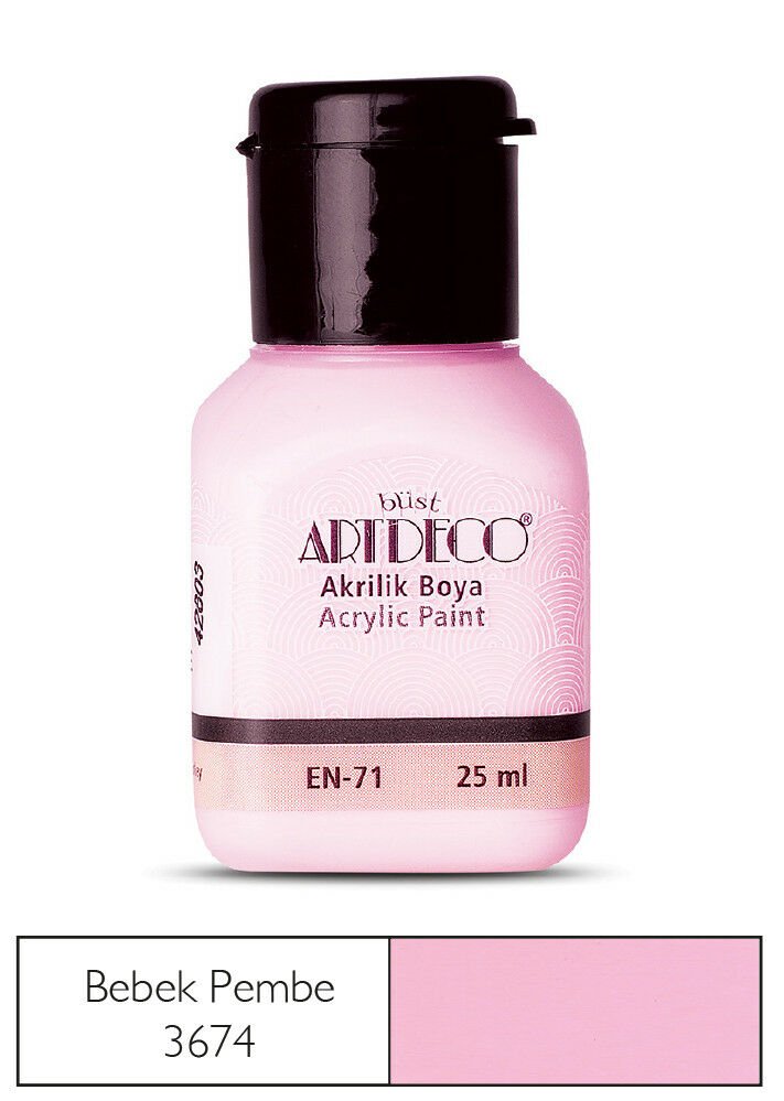 Artdeco Akrilik Boya 25ml Bebek Pembe 3674