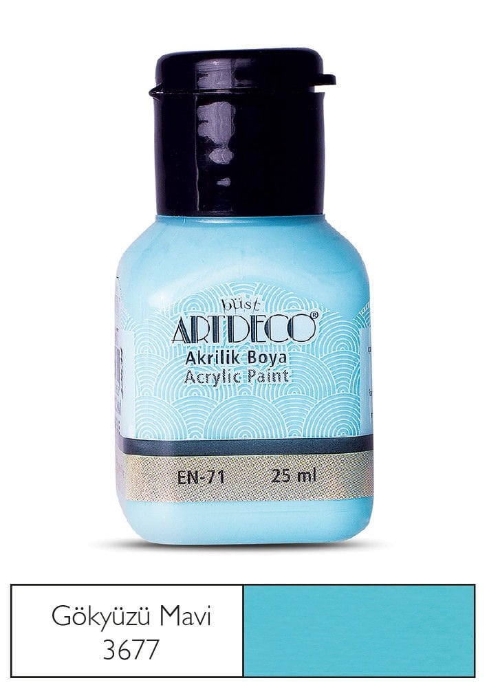 Artdeco Akrilik Boya 25ml Gökyüzü Mavi 3677