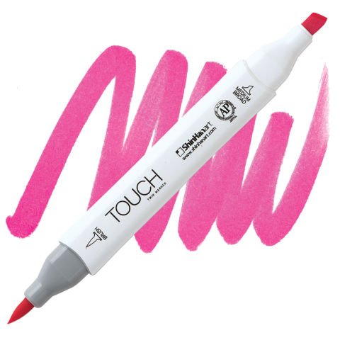 Touch Twin Brush Marker - Fluorescent Rose F125
