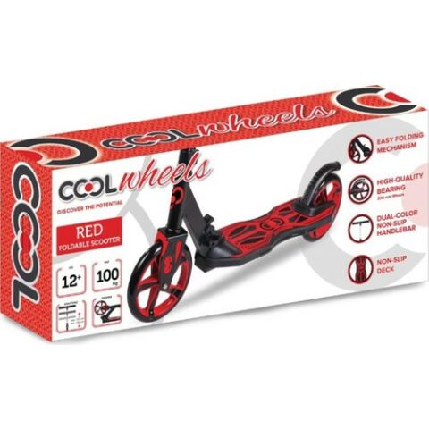 Cool Wheels 12 Yaş Üzeri Kırmızı Scooter