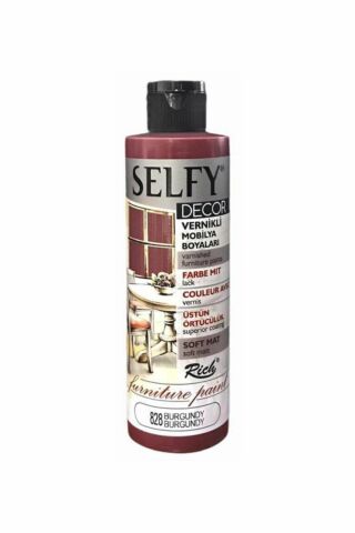 Selfy Decor 240 Cc Burgundy Vernikli Mobilya Boyaları 828