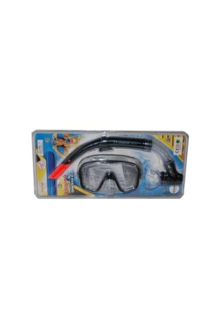 Aquaflow Sport Maske Snorkel Set Silikon Tempered Cam Bermuda