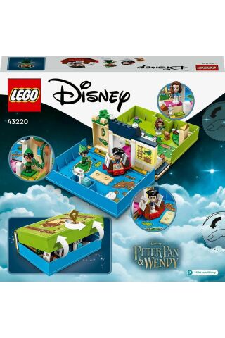 ® | Disney Peter Pan ve Wendy'nin Hikaye Kitabı Macerası 43220 - Oyuncak Yapım Seti (111 Parça)