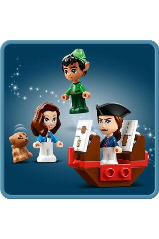 ® | Disney Peter Pan ve Wendy'nin Hikaye Kitabı Macerası 43220 - Oyuncak Yapım Seti (111 Parça)