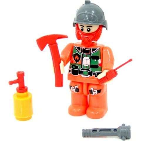 By Toys Fire Fighter Itfaiye Figürü LEGO Seti