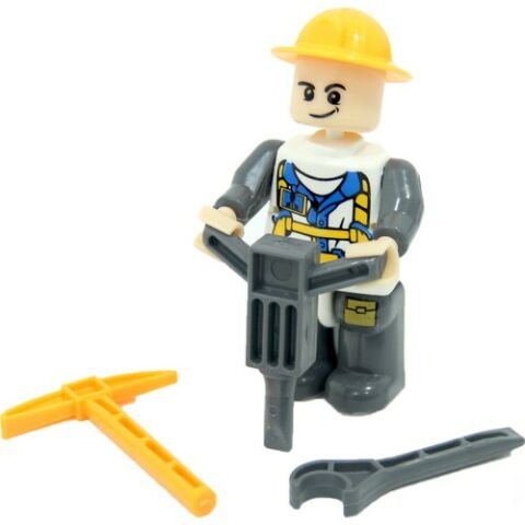 By Toys Construction Işçi Figürü LEGO Seti