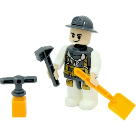 By Toys Construction Işçi Figürü LEGO Seti