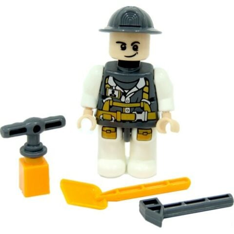 By Toys Construction Işçi Figürü LEGO Seti