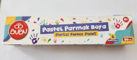 BuBu Pastel Parmak Boya 6 Renk 20ml