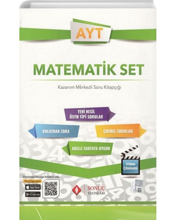 Sonuç Yayınları AYT Matematik Set Kazanım Merkezli Soru Bankası