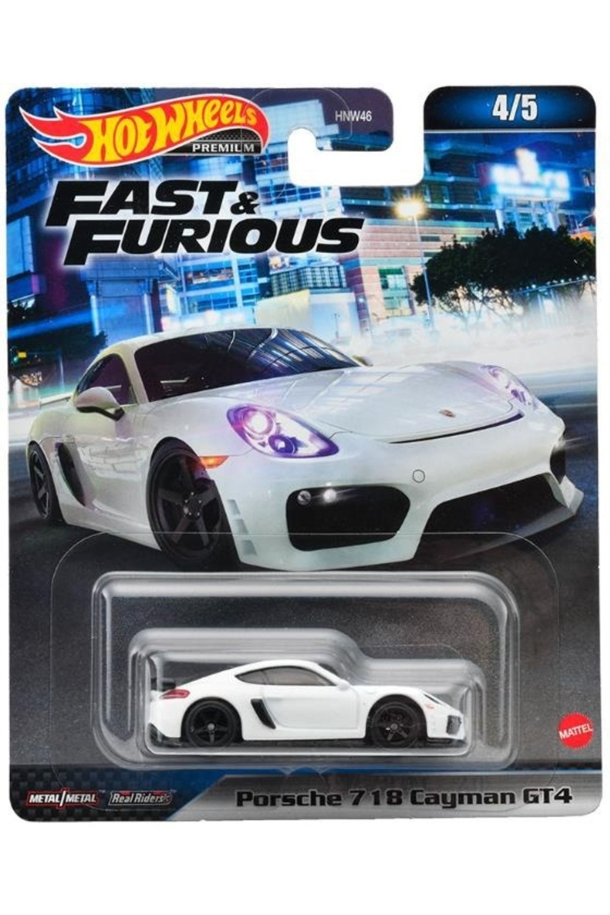 Premium Fast And Furious Porsche 718 Cayman Gt4 Nadir Model Koleksiyon Hnw46-hnw47