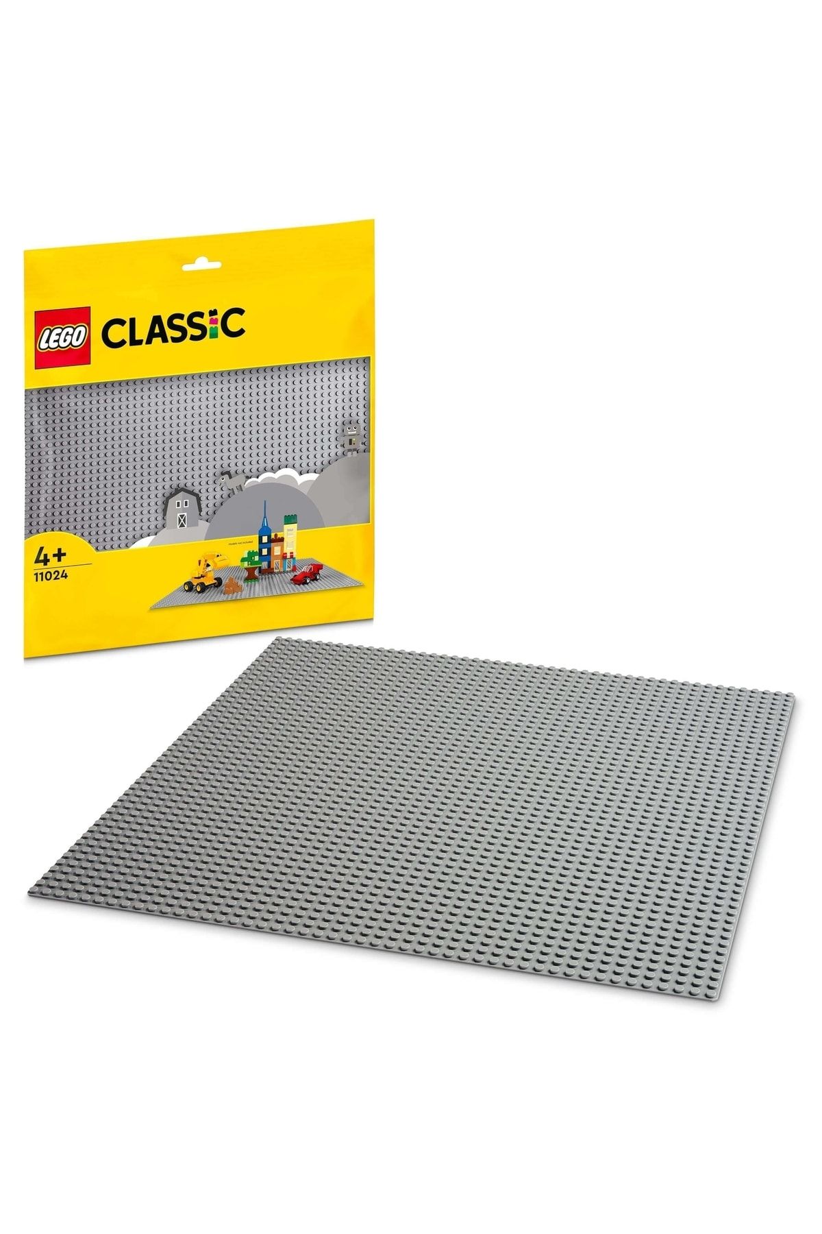 Classic Gri Plaka 11024 - 4 Yaş ve Üzeri LEGO Severler için Yaratıcı Yapım Seti (1 Parça)
