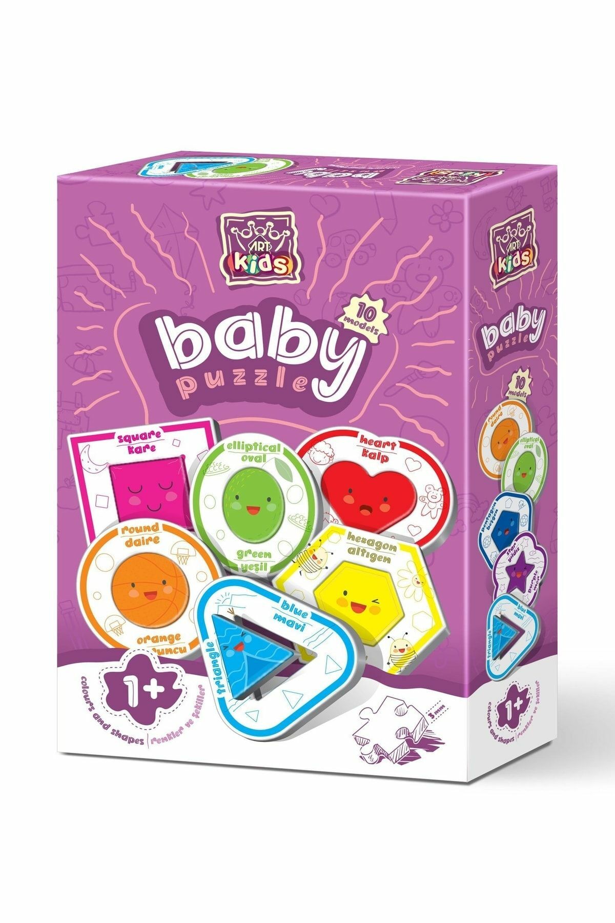 Şekiller Ve Renkler Baby Puzzle Art Kids