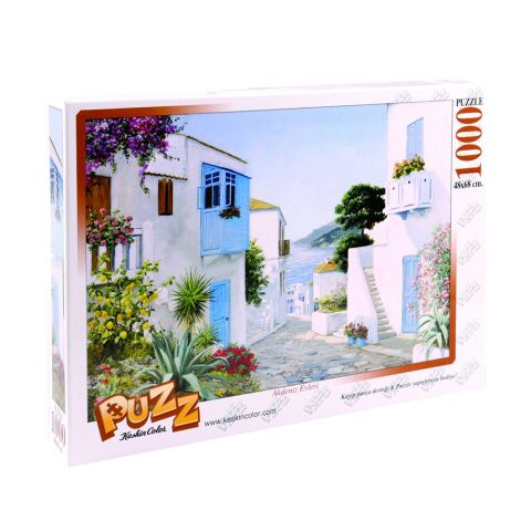 Keskin Color Akdeniz Evleri 48x68cm 1000 Parça Puzzle