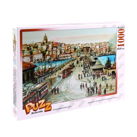 Keskin Color Galata Köprüsü 48x68cm 1000 Parça Puzzle