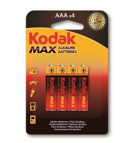 Kodak 4 Adet Max Super Alkalin İnce Pil 30952812