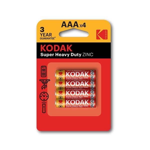 Kodak 4 Adet Extra Heavy Duty Çinko Karbon İnce Pil/Blisterli 30953321
