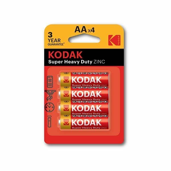Kodak 4 Adet Extra Heavy Duty Çinko Karbon Kalem Pil/Blisterli 30951044