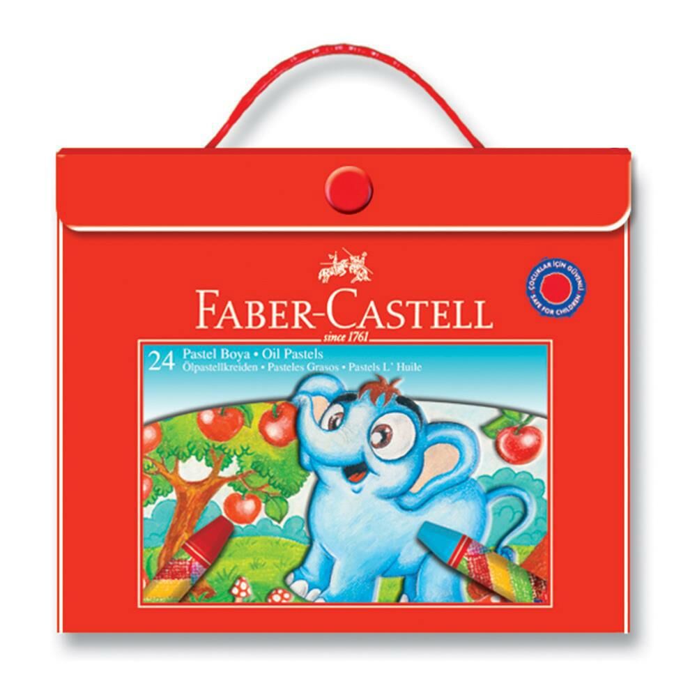 Faber-Castell Pastel Boya 24 Renk Çantali