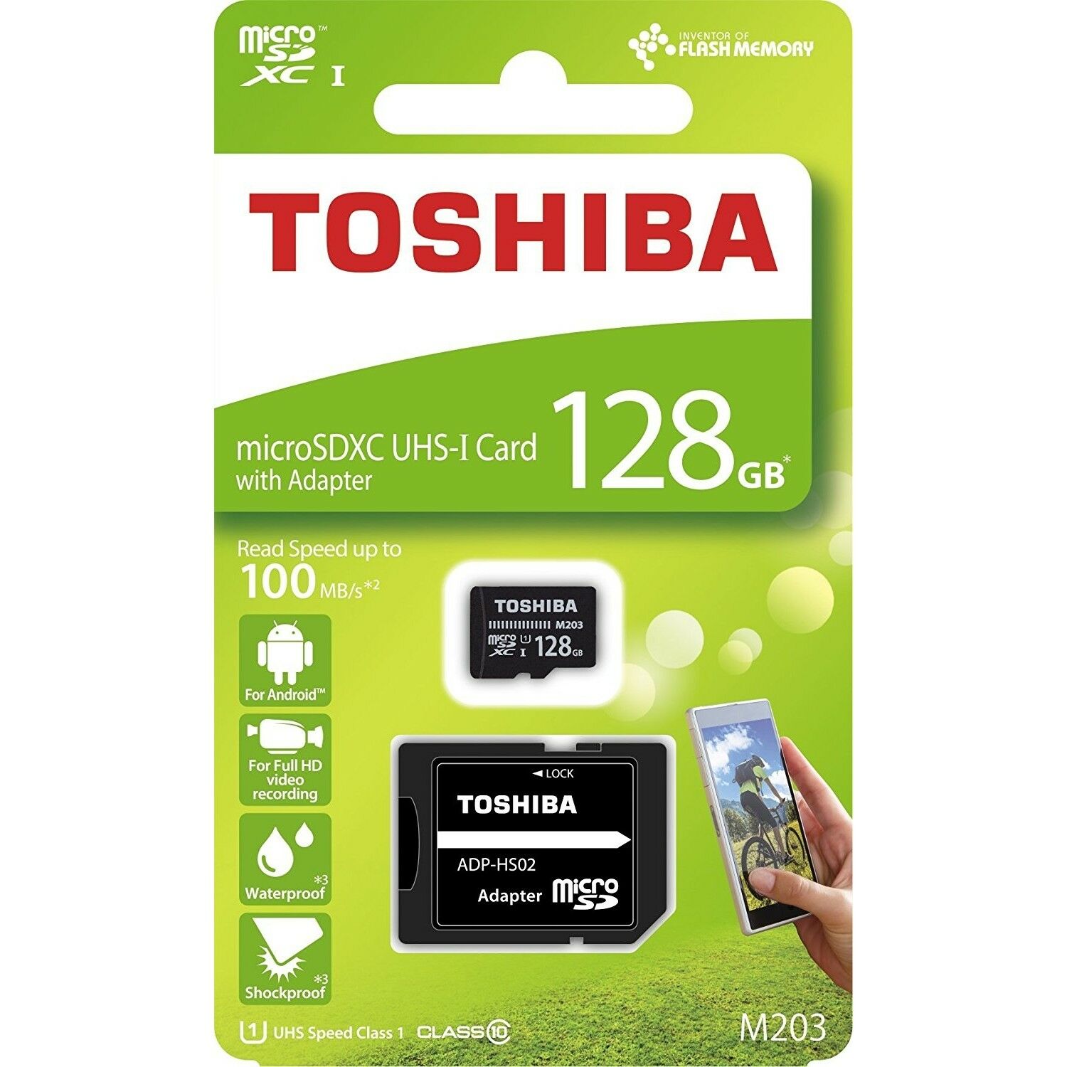 Toshiba 128Gb 100Mb/Sn Microsdxc™ Uhs-1 Class10 Excerıa Thn-M203K1280Ea