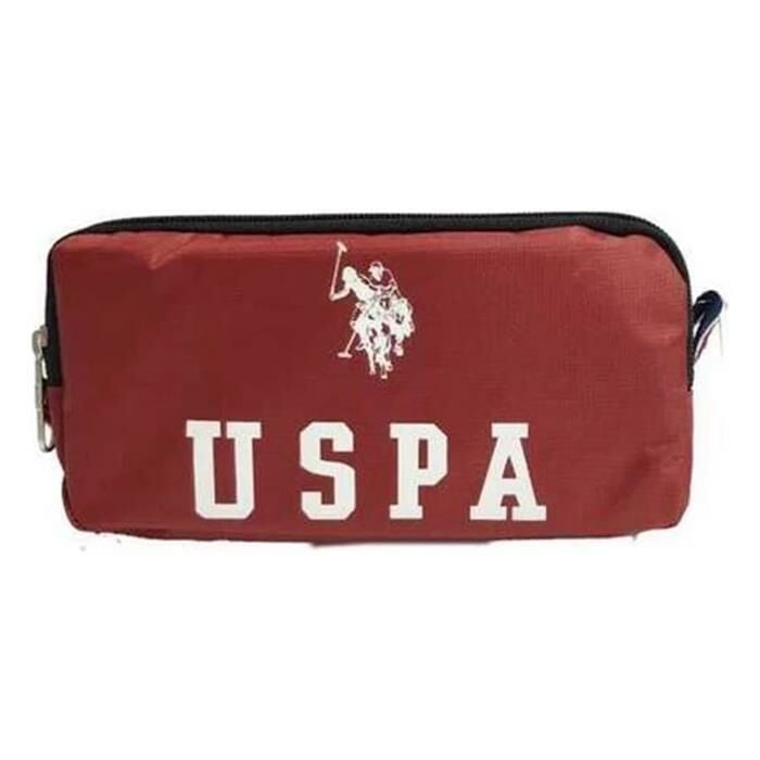 U.S.Polo Assn  Çift Bölmeli Kırmızı Kalem Çantası Plklk20149