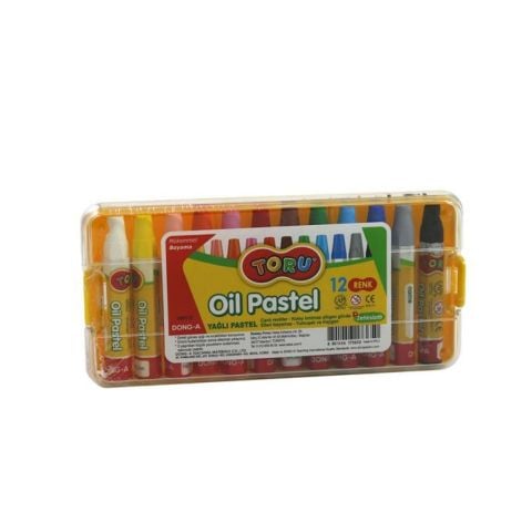 Dong-A 12 Renk Pastel Boya (Plastik Kutulu)