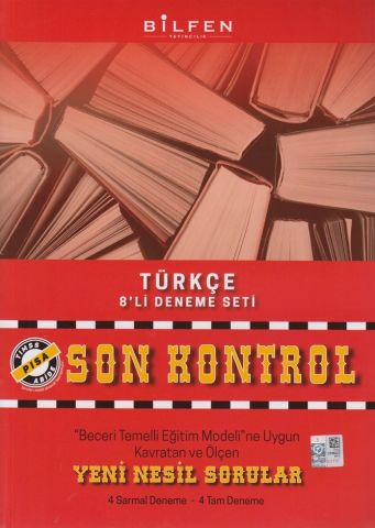 Bilfen Yayınları 8. Sınıf Türkçe Son Kontrol 8 li Deneme Seti