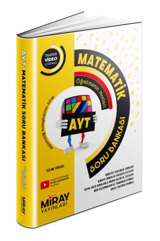 Miray Yayınları AYT Matematik Tamamı Video Çözümlü Soru Bankası