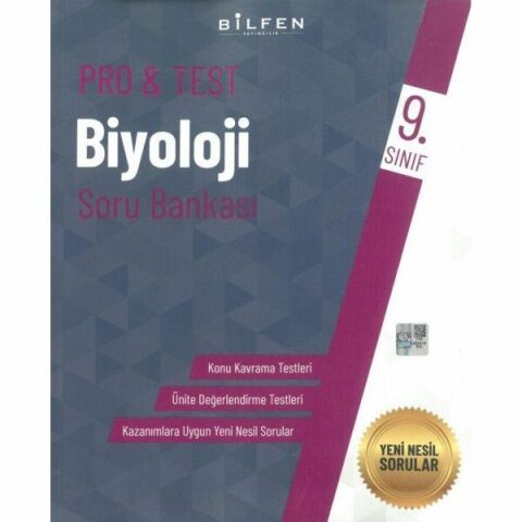 Bilfen Yayınları 9. Sınıf Biyoloji Protest Soru Bankası