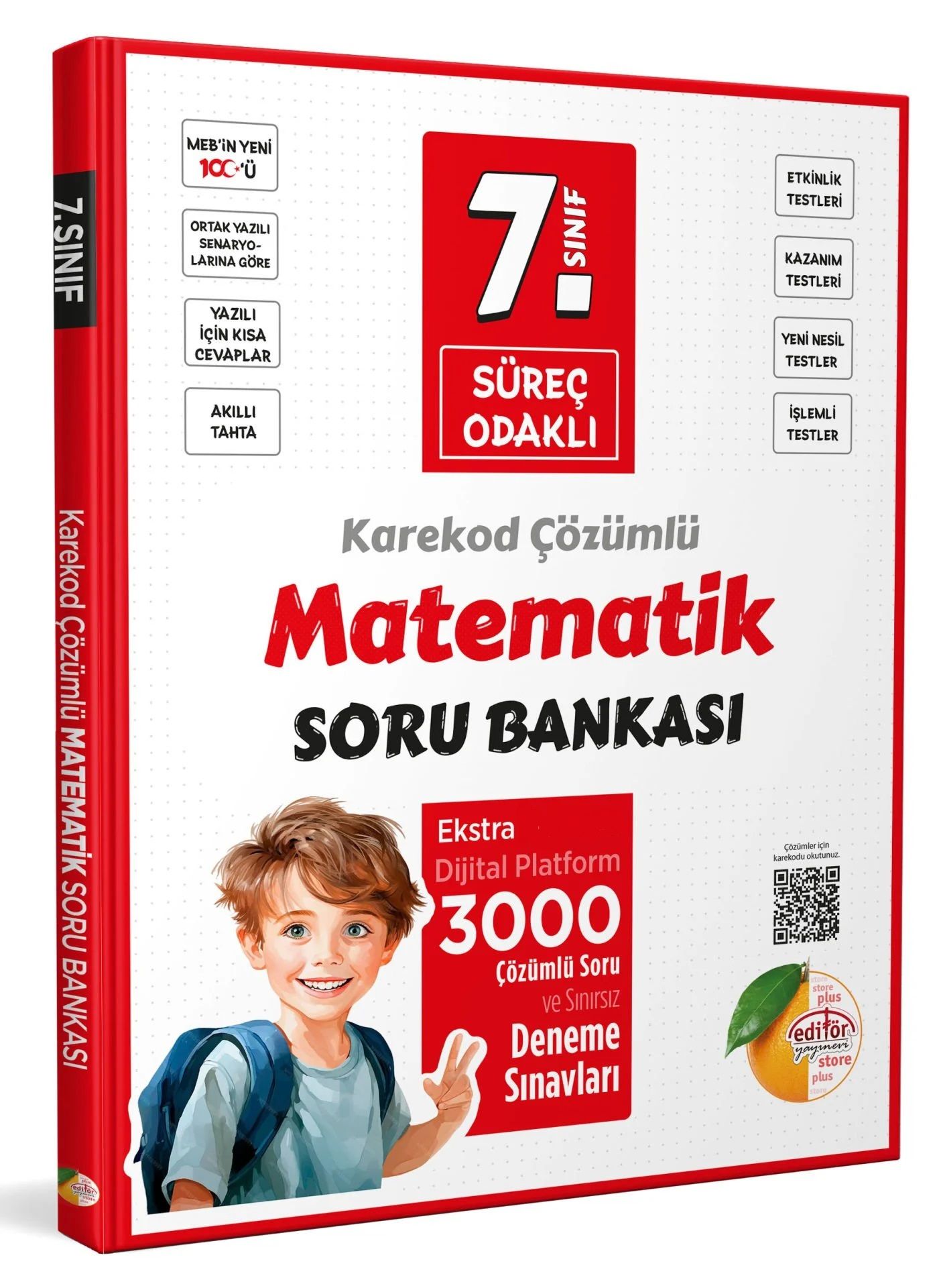 7. Sınıf Süreç Odaklı Matematik Soru Bankası - Karekod Çözümlü