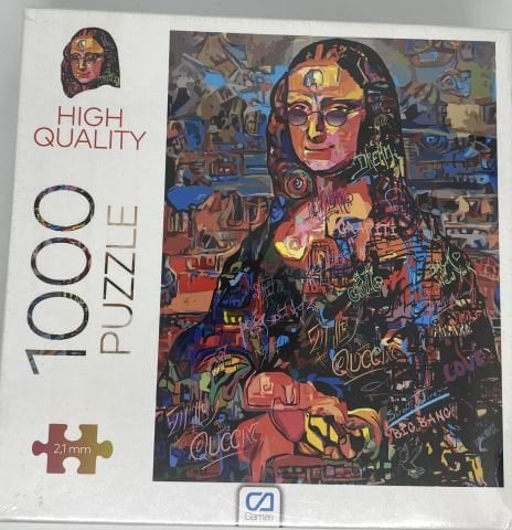 CA Games MonaLisa 1000 Parça Puzzle 48x68