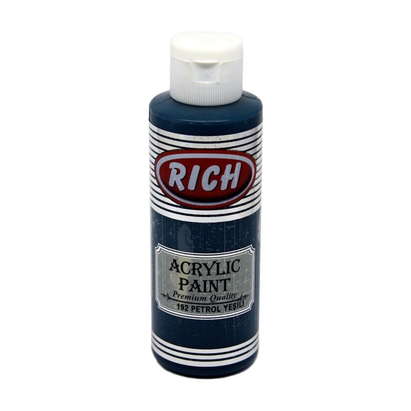 Rich Akrilik Boya 130 CC PETROL YEŞİLİ