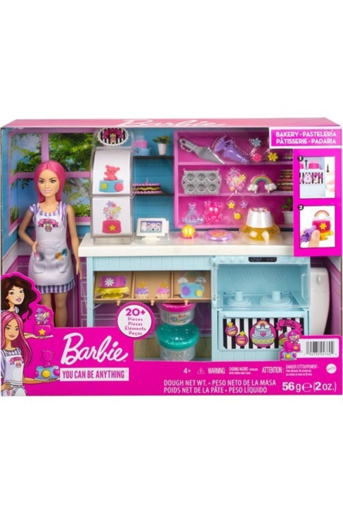 Barbie'nin Pasta Dükkanı Hgb73 Lisanslı Ürün