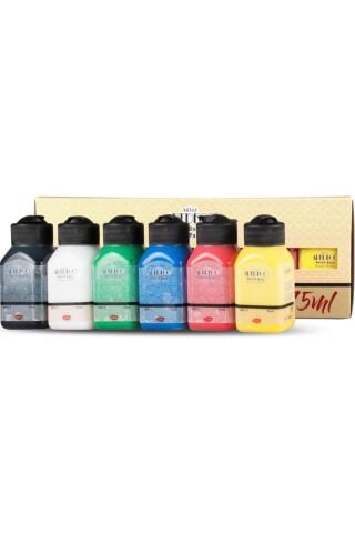 Kmpny Akrilik Boya Canlı Renkler Set 6x75ml