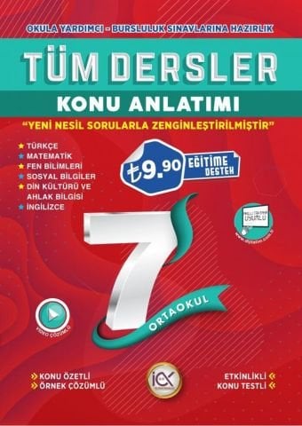 İlk Önce Yayıncılık 7. Sınıf Tüm Dersler Konu Anlatımı