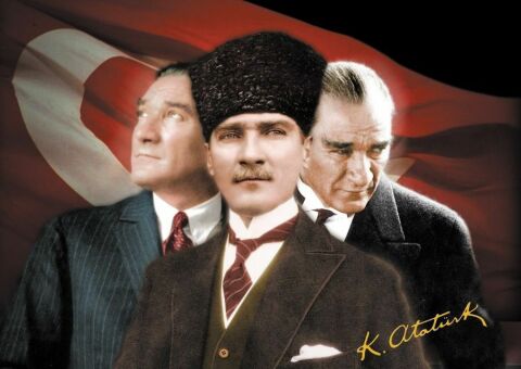 Keskin Color Atatürk Üç Portre 1000 Parça  Puzzle 260322