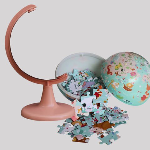 Gürbüz Mermaid Journey Globe 15 Cm Küre+ Puzzle 54 Parça 48156