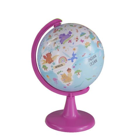 Gürbüz Unicorn Adventure Globe 15 Cm Küre+ Puzzle 54 Parça 48155