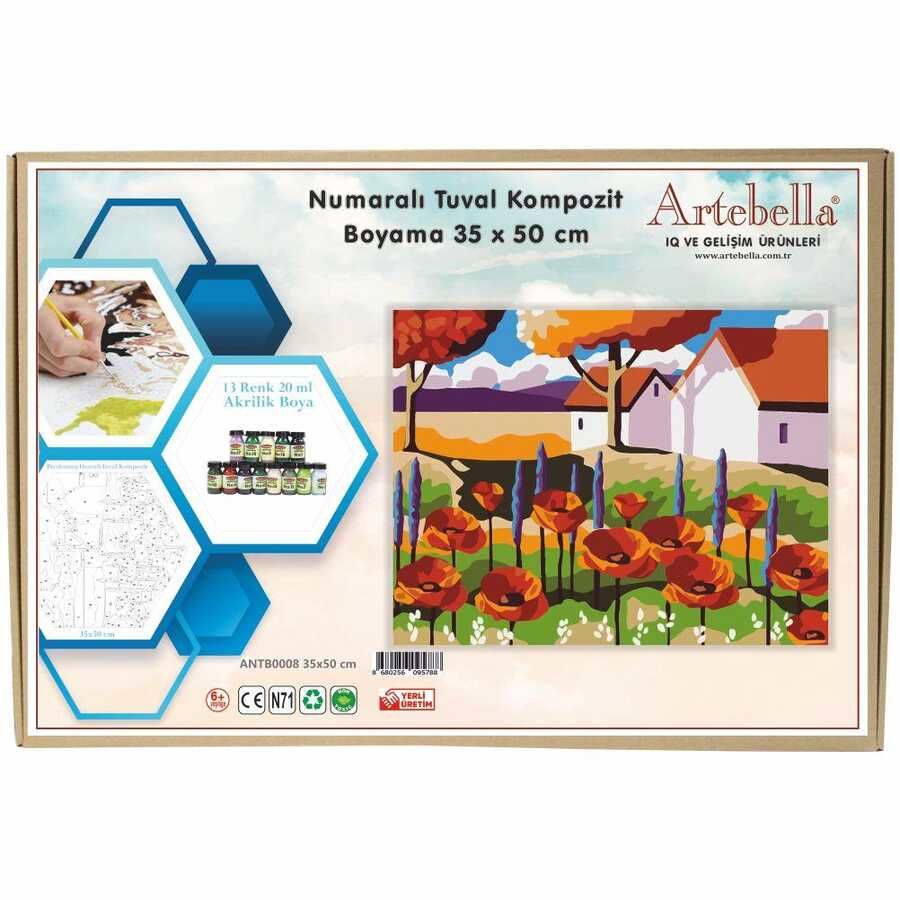 Artebella 35x50 Numaralı Kompozit Tuval Boyama Manzara