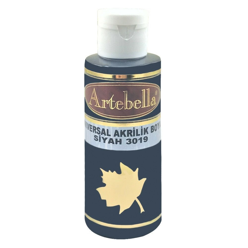 Artebella Universal Akrilik Boya 130CC SİYAH