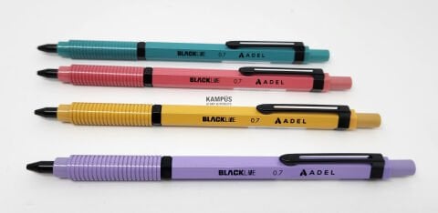 Adel Blackline 0.7 Pastel Sarı Versatil Uçlu Kalem